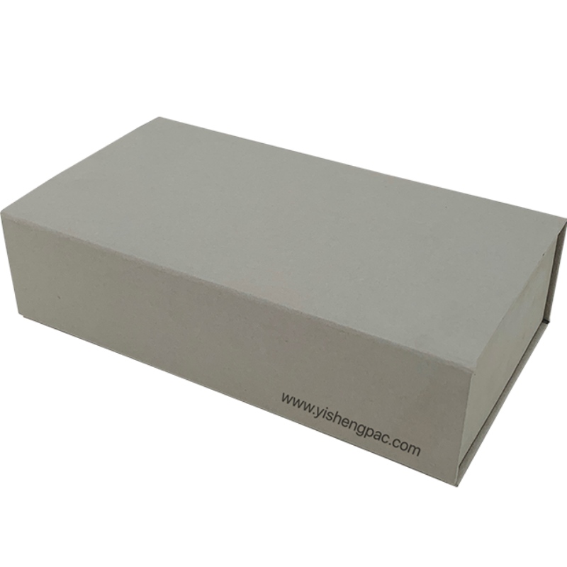 серый подарочный ящик с магнитным затвором, складной подарочный ящик, картонный ящик